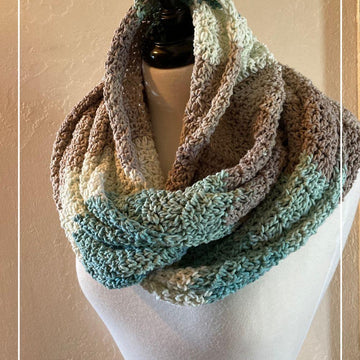 Easy Crochet Snood Infinity Scarf