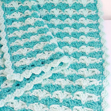 Chunky Crochet Baby Blanket It's a Boy!