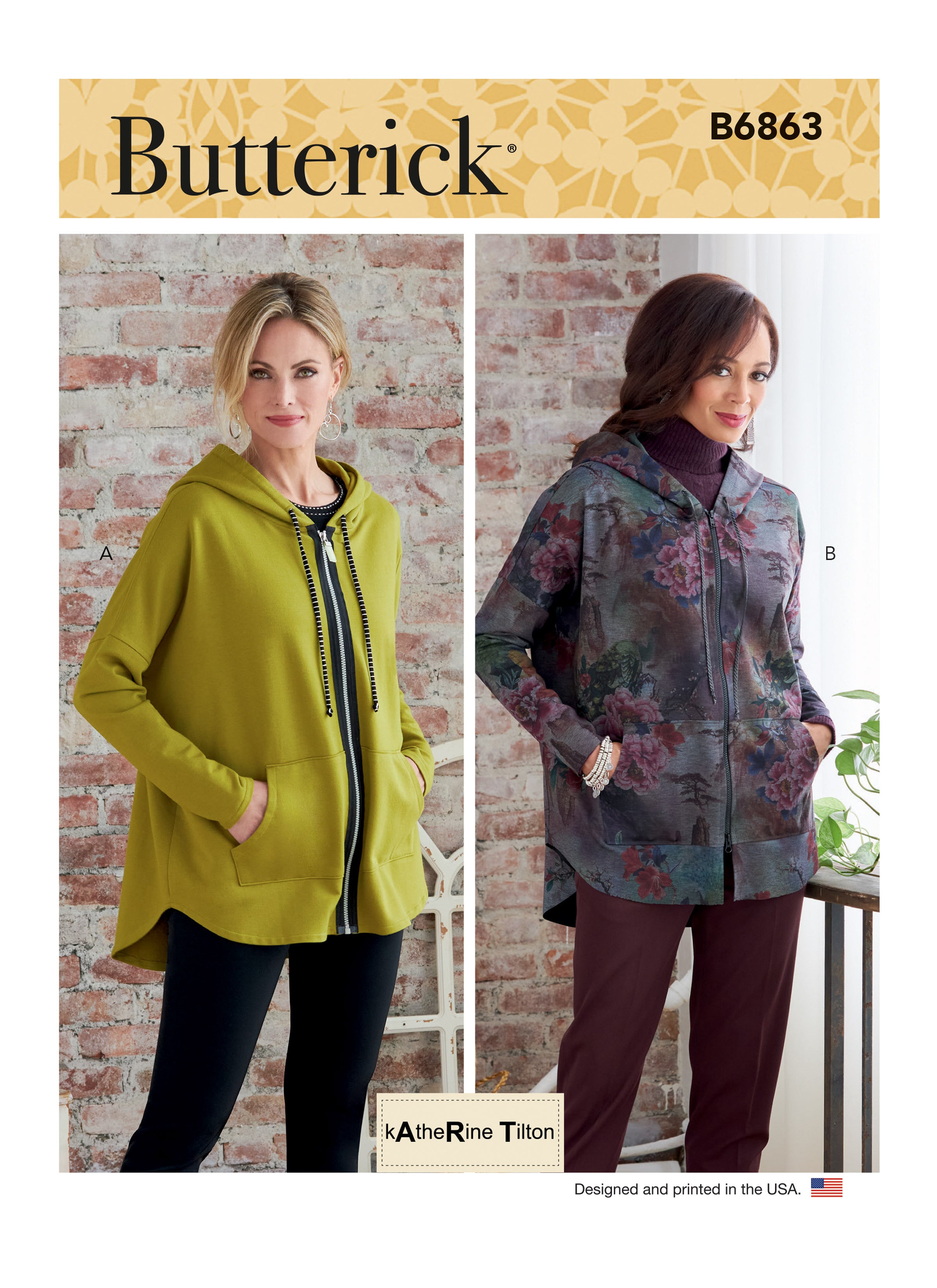 Butterick Misses' Jacket B6863 - Sewing Pattern
