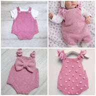 Baby DK Romper, Customisable with Bow, Frills or Bobbles