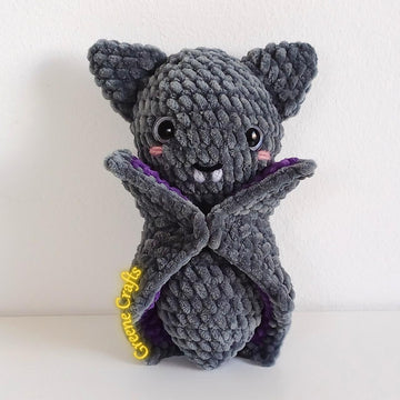 Bat Plush Toy for Halloween - Crochet Pattern for Beginners