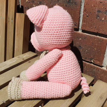 Crochet Pig Soft Toy