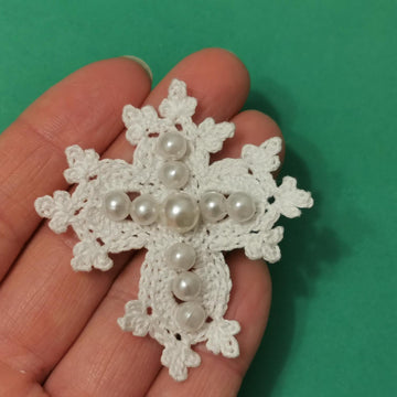Cross Christening favor pattern