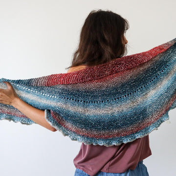 Garter Stitch Half Pi Shawl