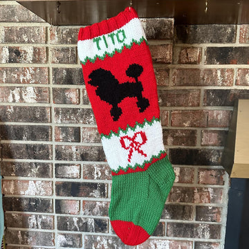 Poodle Stocking