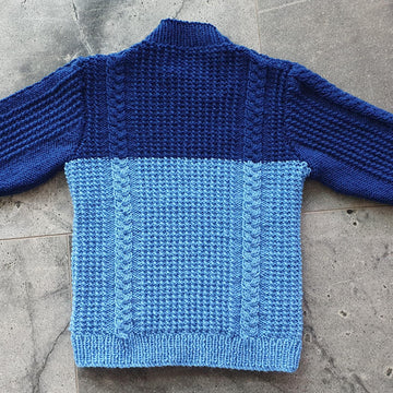 Preston - Child’s cable and rice stitch jumper