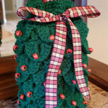 Christmas Tree Wine Bag
