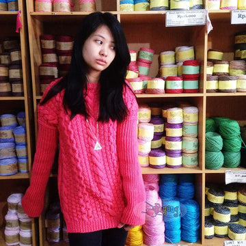 No Seam Cable Pullover