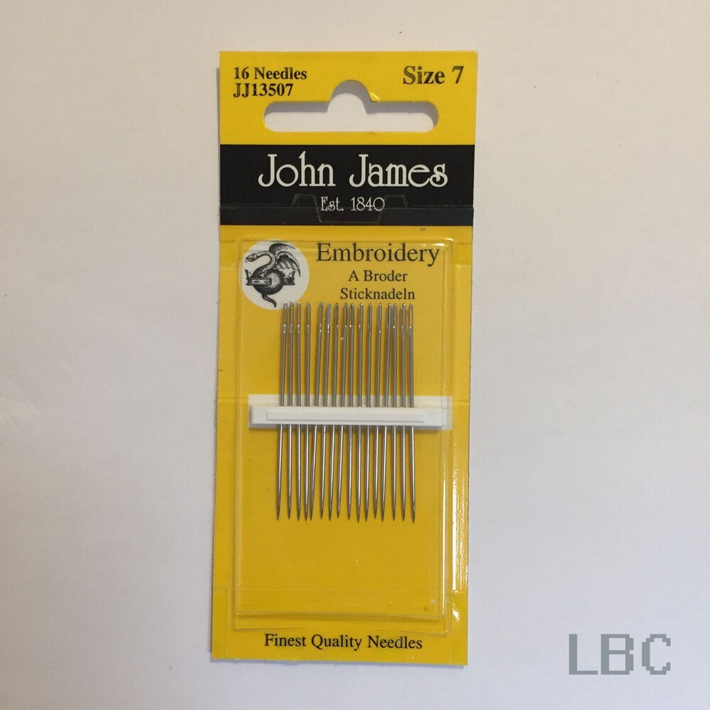 John James Size 7 John James Embroidery Needles (16)