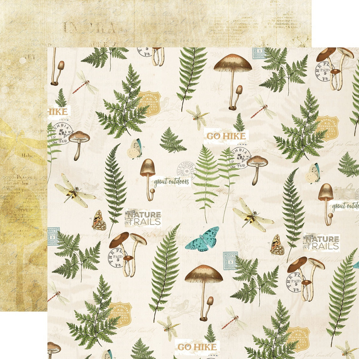 Simple Stories Simple Vintage Great Escape Double-Sided Cardstock 12"X12" 25/Pkg - Nature Lover