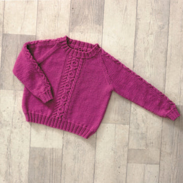 Lil Rascal Round Neck Sweater in West Yorkshire Spinners Bo Peep Luxury Baby - Downloadable PDF