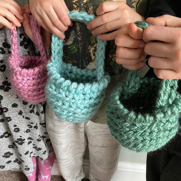 Chunky Woven Easter Basket