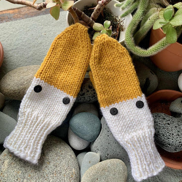 Sleeping Goose Mittens