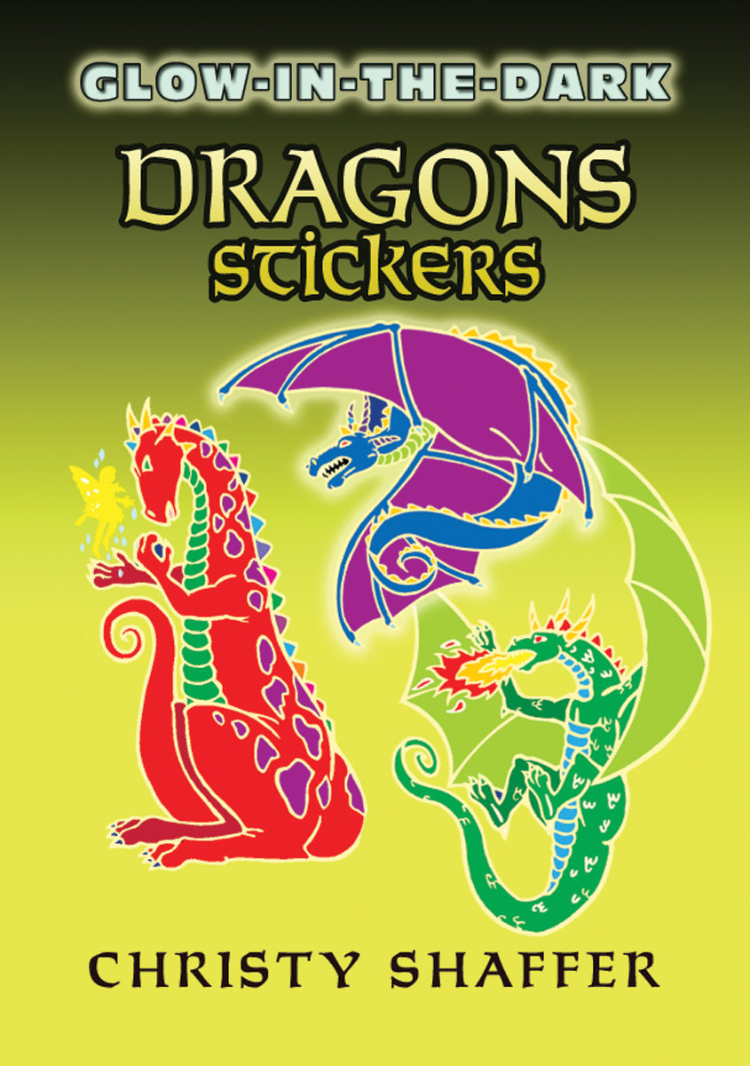 Dover Publications - Glow-In-The-Dark Dragon Stickers