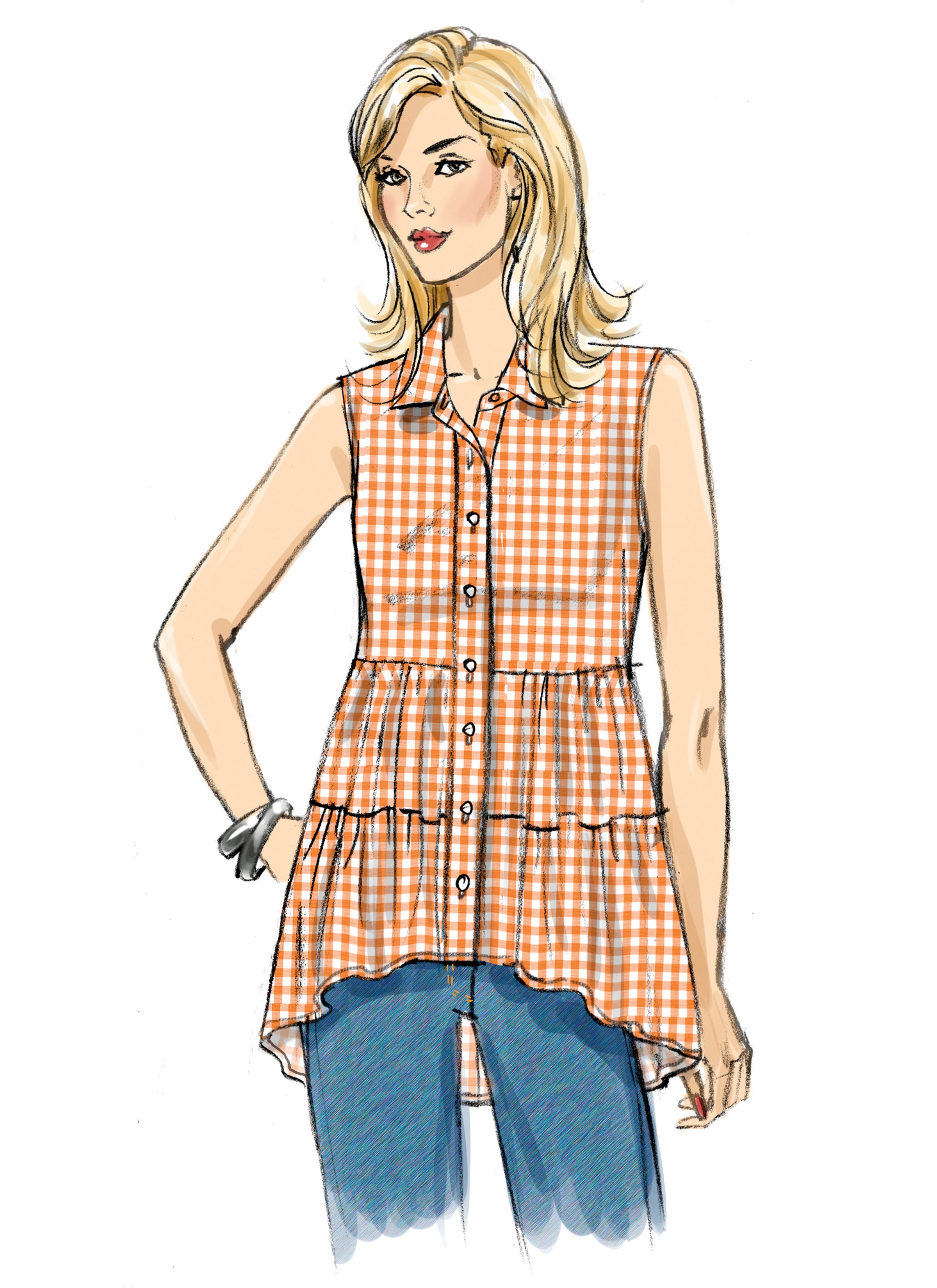 Butterick Misses' Top B6897 - Sewing Pattern