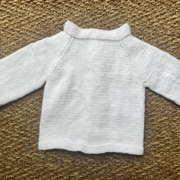 Baby cardigan Bottom up Raglan