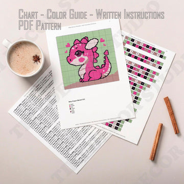 Fantasy Fuchsia Dragon Blanket Baby Girl Pink Throw C2C CROCHET PATTERN