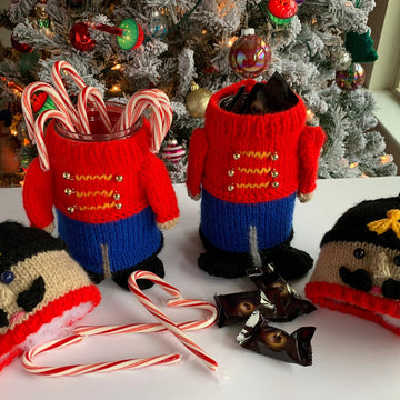 Nutcracker Gift Jar Covers