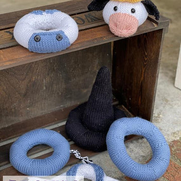 Cow Farmer Stacking Ring Toy