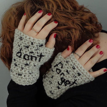 Impossible Astronaut Fingerless Gloves
