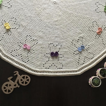 Teddy Round Blanket N 369