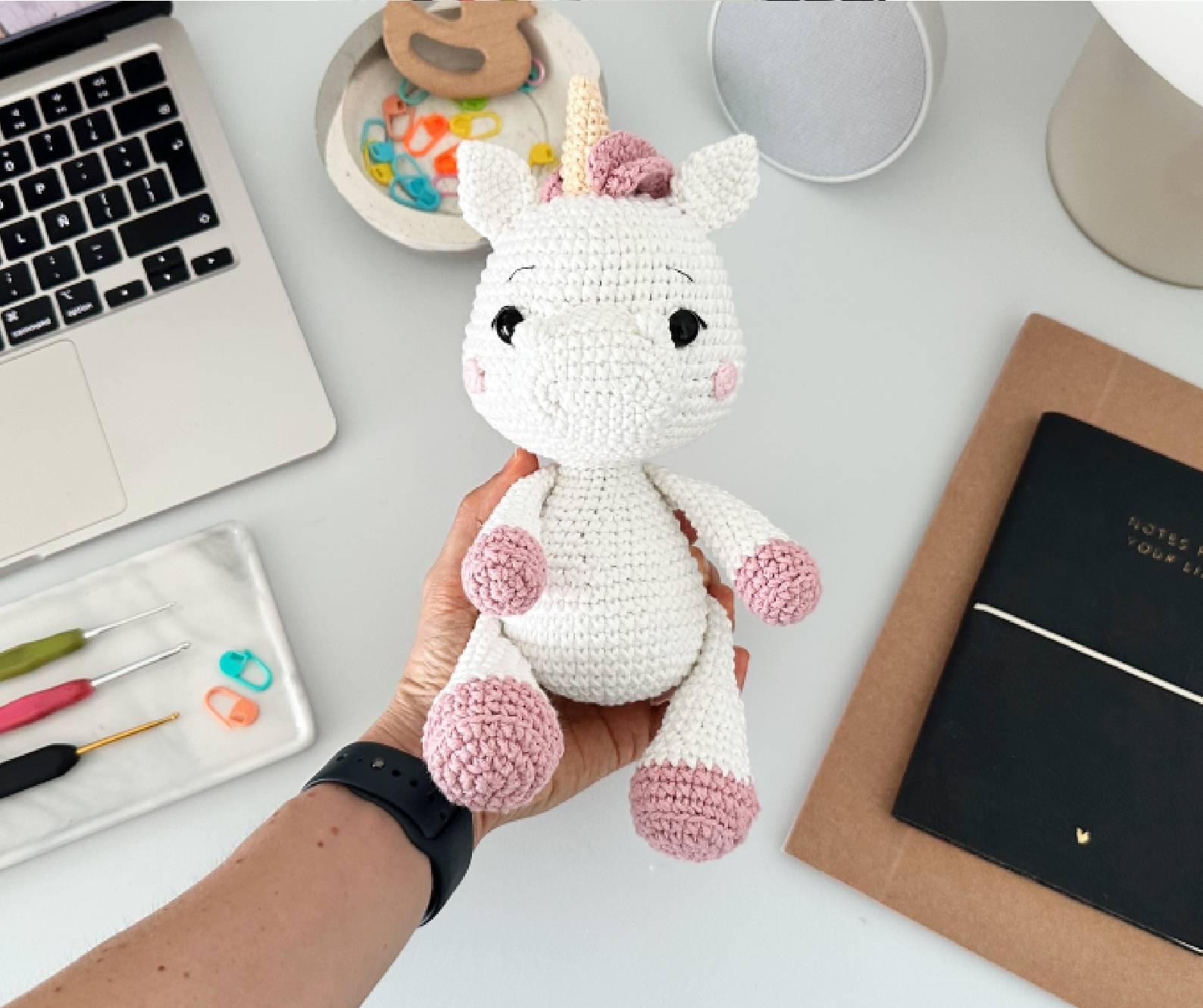 Unicorn Amigurumi Crochet Pattern PDF – Unicorn Soft Toy, Stuffed Animal Tutorial