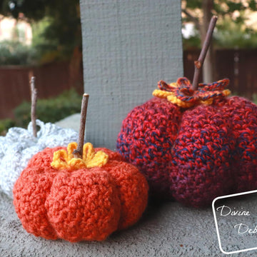 Crinkle Pumpkin Amigurumi