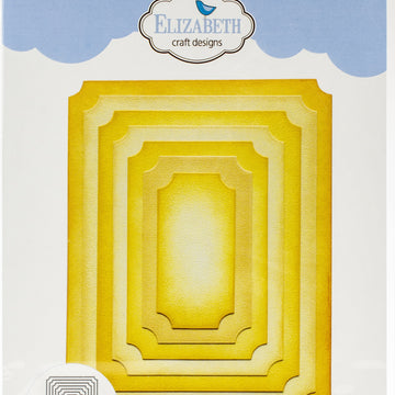 Elizabeth Craft Designs Elizabeth Craft Metal Die - Fitted Indented Rectangle