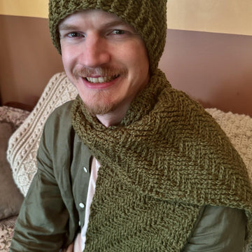 Drifting Weave Scarf & Hat
