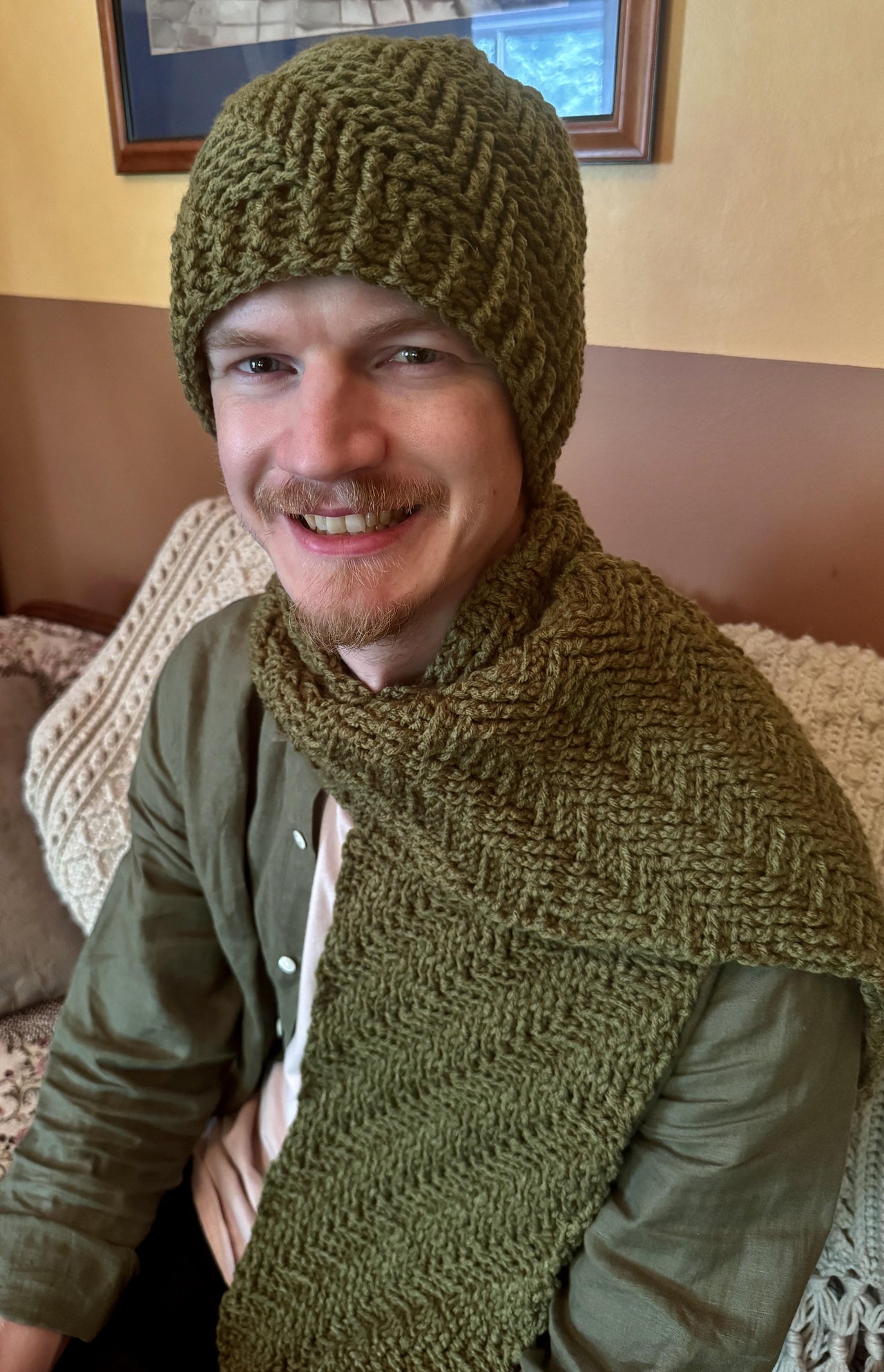 Drifting Weave Scarf & Hat
