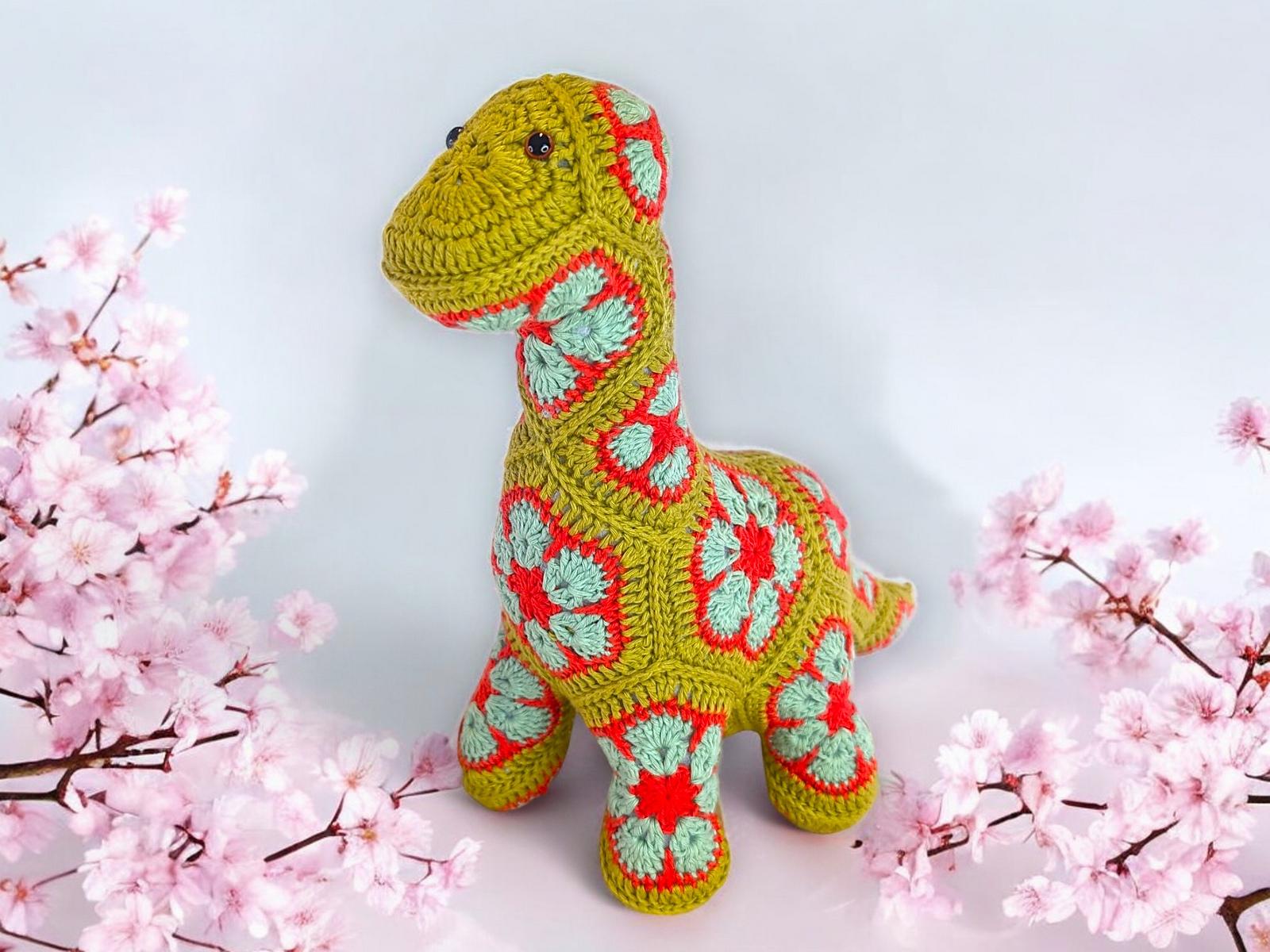 Dino - Baby with African Flowers