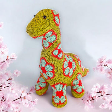 Dino - Baby with African Flowers