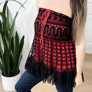 Bruges Waves Pineapple Lace Skirt