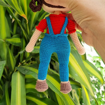 Crochet doll pattern, Amigurumi doll, Trixie doll