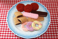 Knitting & Crochet Pattern for a Selection of Biscuits / Cookies - Fake Fun Food