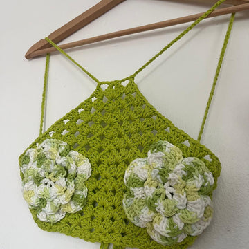 Flowers Halter Top