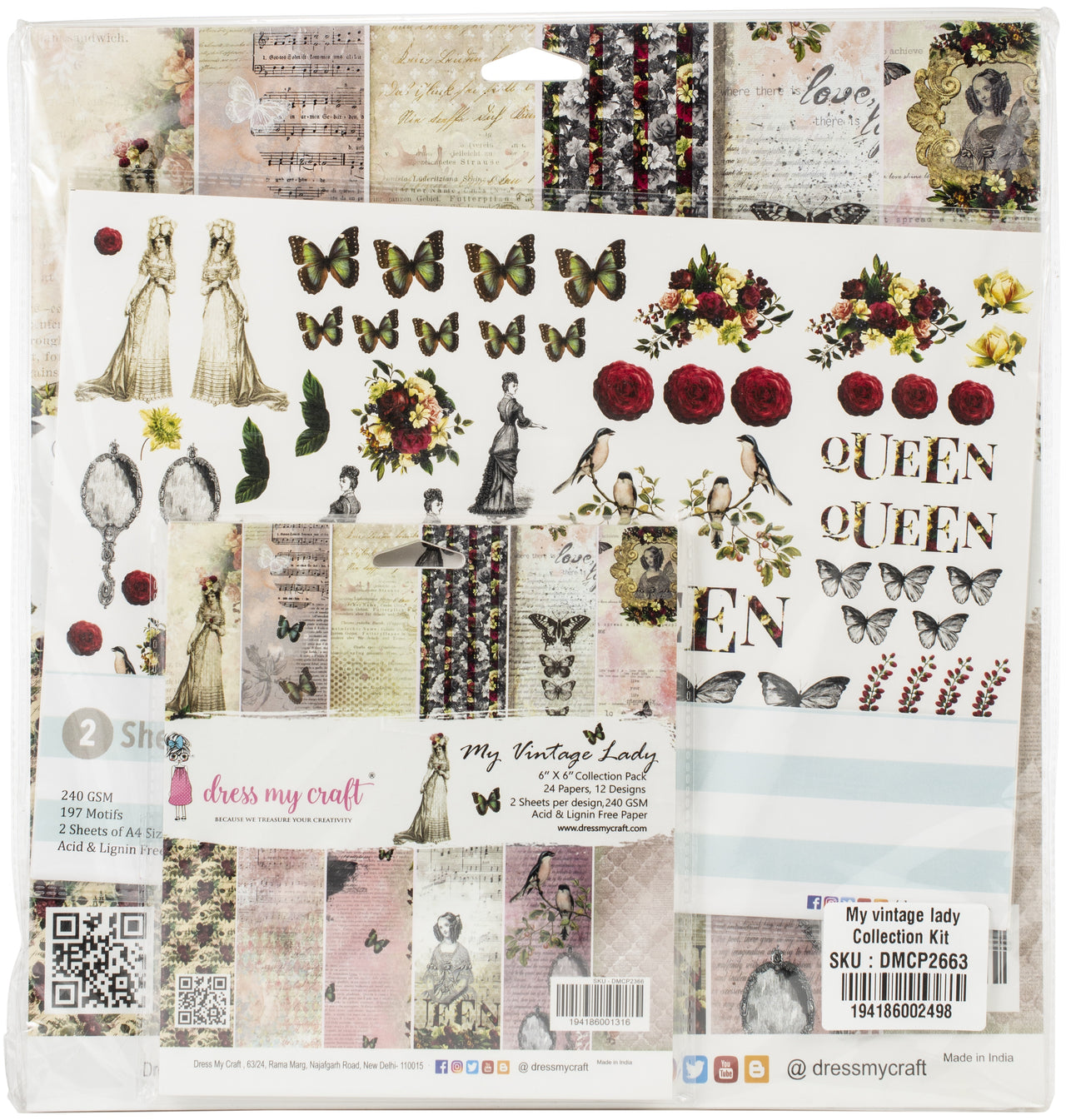 Dress My Craft Collection Kit - My Vintage Lady