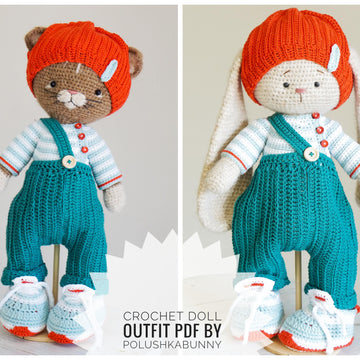 Crochet Pattern Doll Outfit Junior