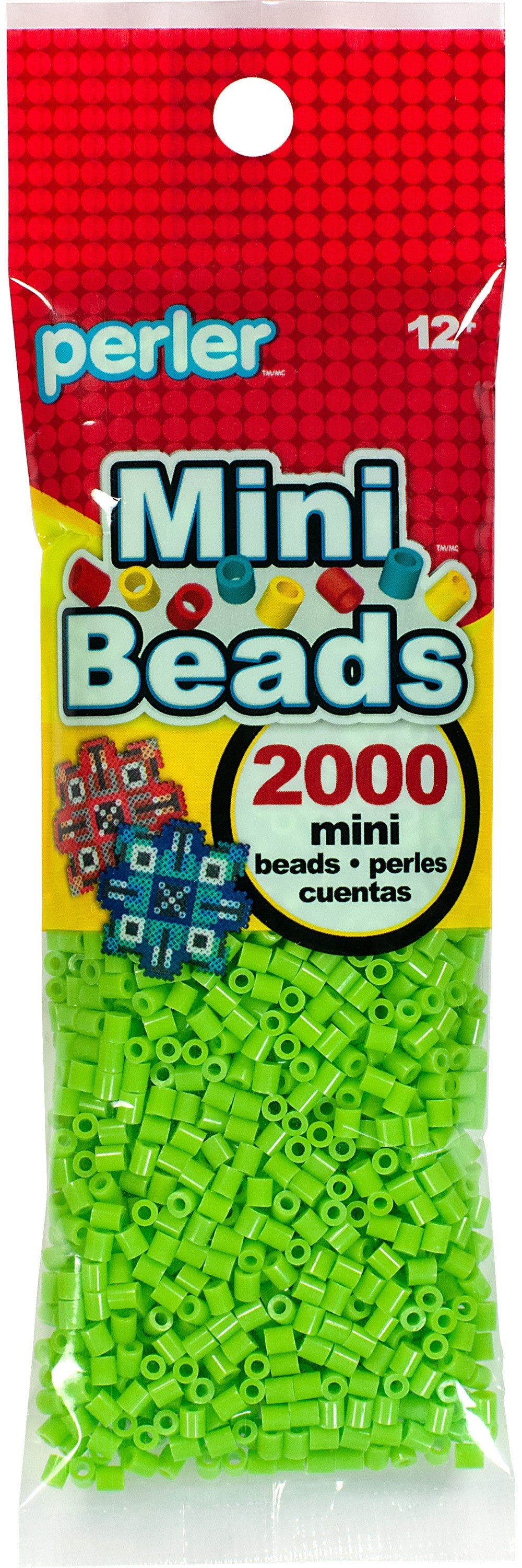 Perler Mini Perler Beads 2000/Pkg - Kiwi Lime