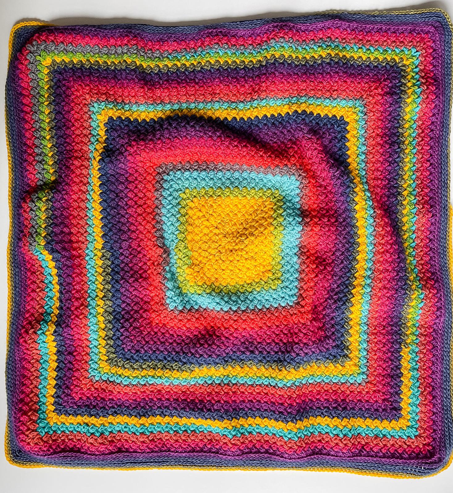 Mandala Pretty Puffs Blanket