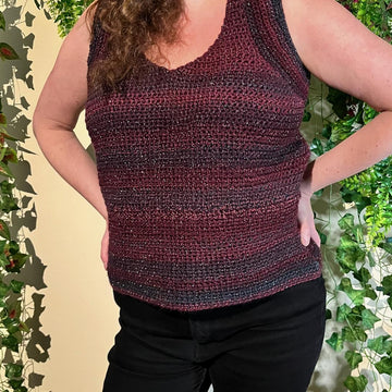 Häkelanleitung Tanktop "Rubin"