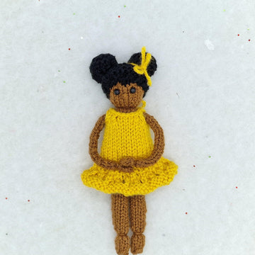 Pocket Dolls Knitting Pattern - Dress Up Dolly