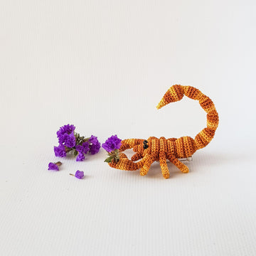 Scorpio brooch