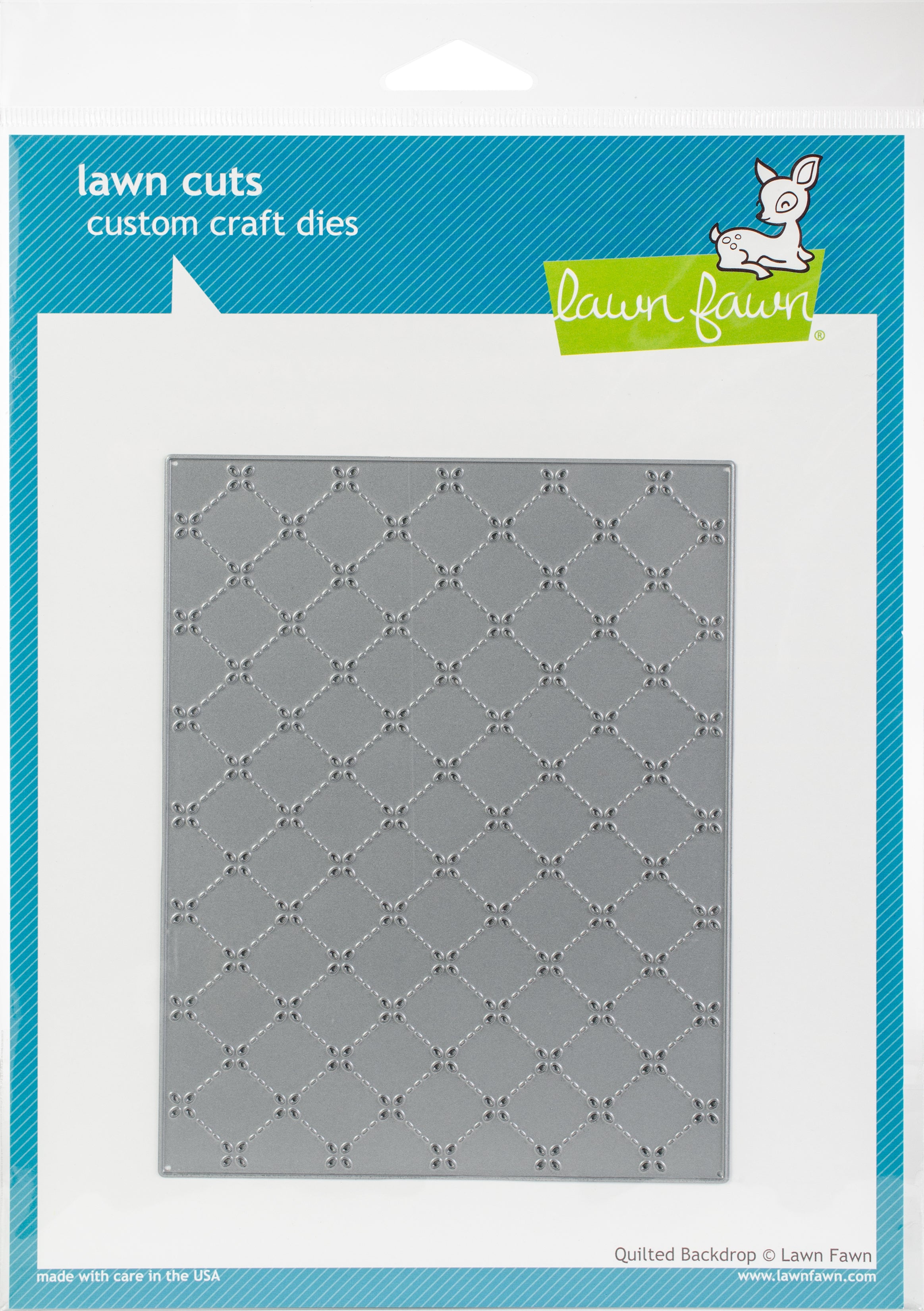 Lawn Fawn Lawn Cuts Custom Craft Die - Quilted Backdrop