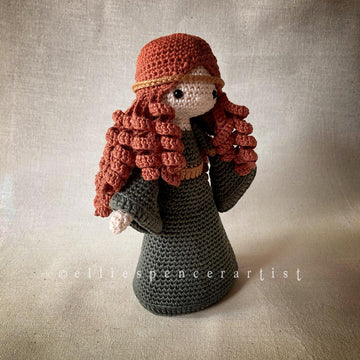 Elowyn the Medieval Girl Fantasy Amigurumi Crochet Doll Pattern