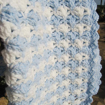 Chunky Crochet Baby Blanket It's a Boy!