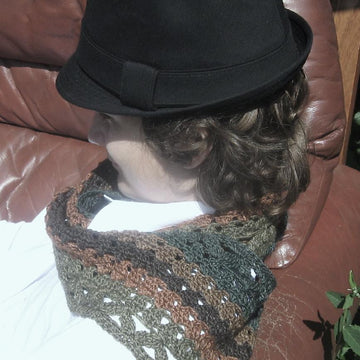 Windblown Leaves Scarf