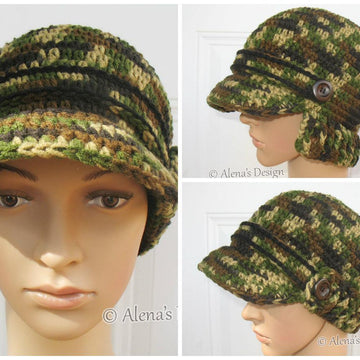 Visor Beanie with Ribbed Brim