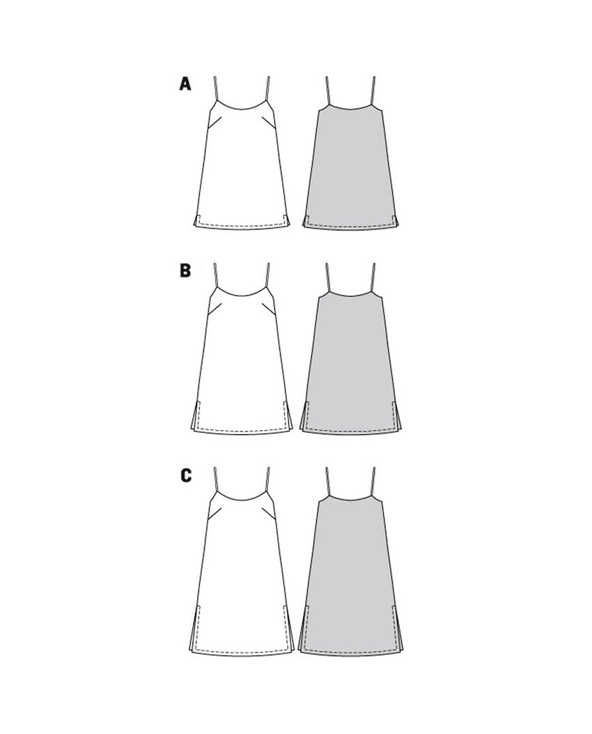Burda Style Easy Dress B5996 - Paper Pattern, Size 34 - 48