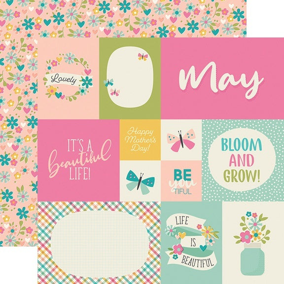 Simple Stories Best Year Ever Double-Sided Cardstock 12"X12" 25/Pkg - May